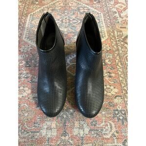Camper Black Perforated Ankle Boots